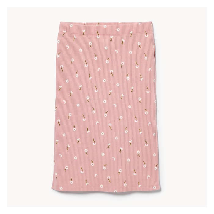 Kid Girls' Rib Midi Skirt